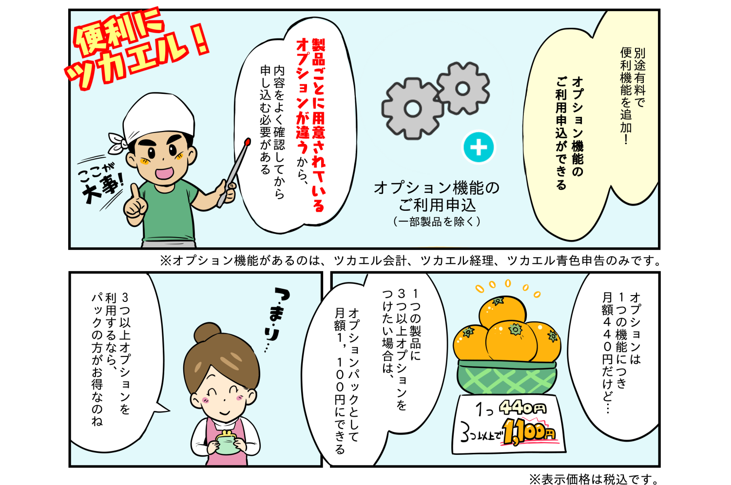 オプションの申し込み